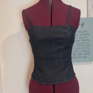 Denim Corset